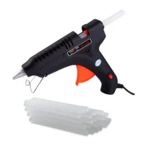 100w hot melt glue gun with 10 pcs 11 inch glue stick