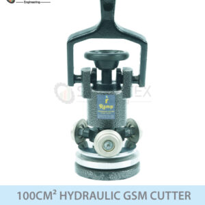 ramp 100cm² hydraulic fabric gsm cutter machine (100cm²)