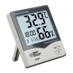 smart sensor temperature humidity clock meter ar807