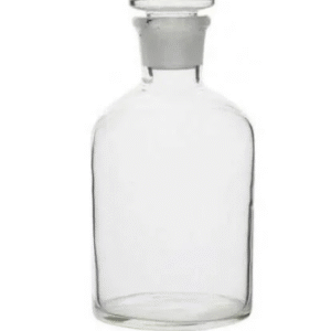 glass reagent bottle 1000ml narrow mouth with glass stopper