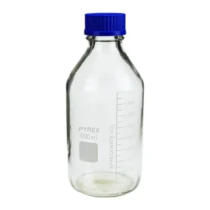 pyrex 1000ml lab glass bottle